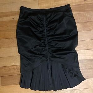 Black form fitting skirt